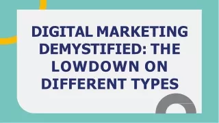 digital marketing demystified the lowdown