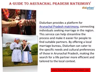 A Guide to Arunachal Pradesh Matrimony