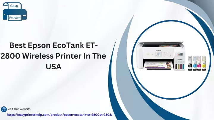 best epson ecotank et 2800 wireless printer