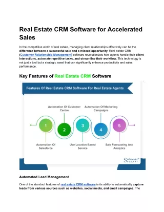 real estate crm software for accelerated sales