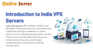 Affordable and High-Performance India VPS Server Hosting