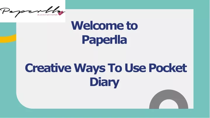 welcome to paperlla