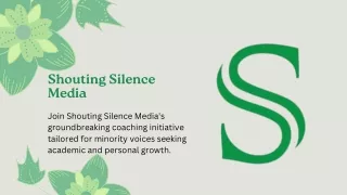 Expert Personal Growth Coaching to Transform Your Life | Shouting Silence Media