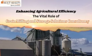 Optimizing Agricultural Processing: The Essential Role of Grain Milling and Stor