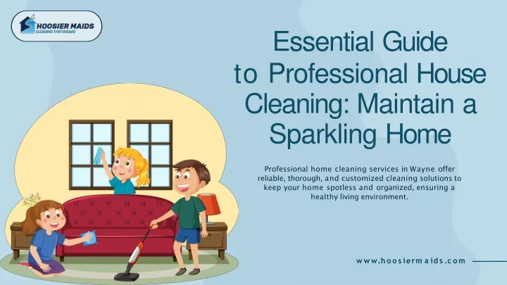 essential guide to professional house cleaning maintain a sparkling home