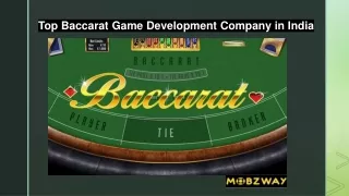 Top Baccarat Game Development Company in India