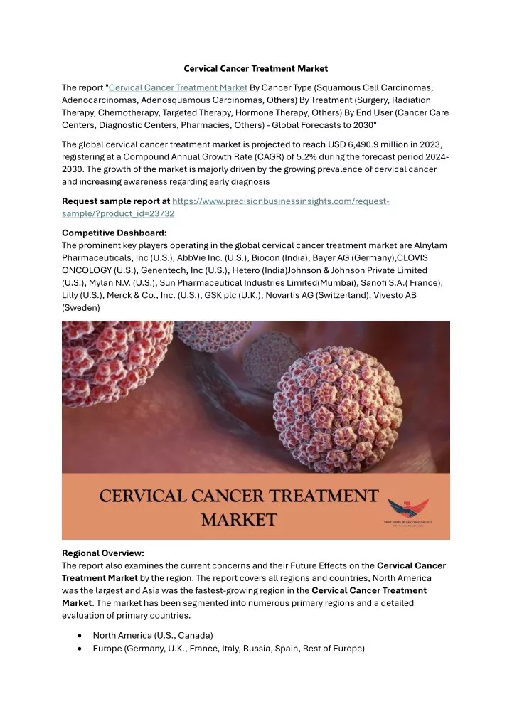 cervical cancer treatment market