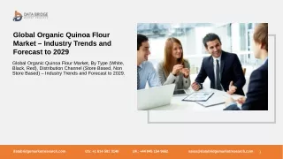 Global Organic Quinoa Flour Market