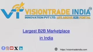 largest b2b marketplace in india