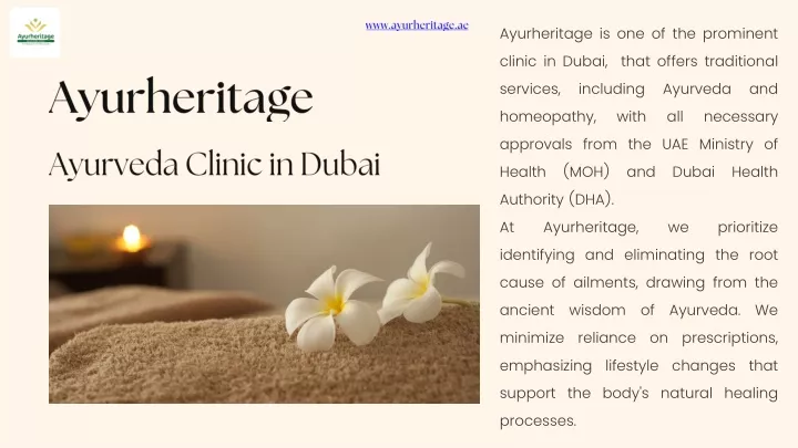 ayurheritage is one of the prominent clinic