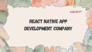 Why Hire Agicent for React Native App Development