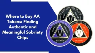 Custom Sobriety Coins to Promote Recovery