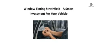 Professional Window Tinting Services in Strathfield