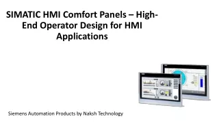 Simatic hmi comfort panel