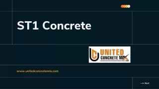 st1 concrete