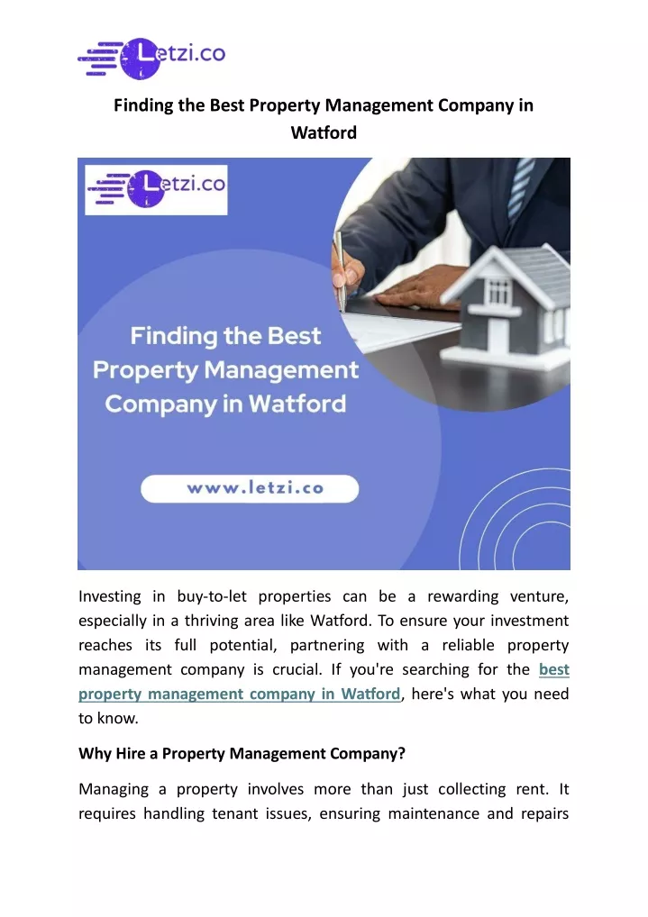 finding the best property management company