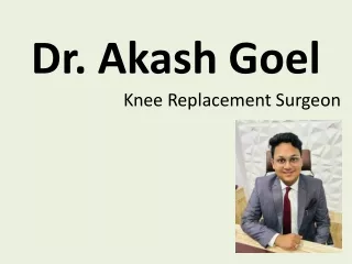 Drknee replacement surgeon