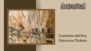 Caminito del Rey Entrance Tickets