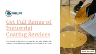 Weather Fighter- Expert in Waterproofing Services