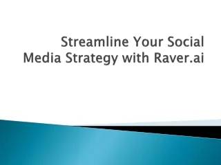 Streamline Your Social Media Strategy with Raver