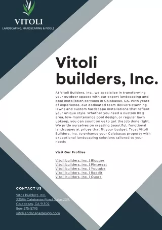 Vitoli builders, Inc.