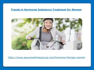 Trends in Hormonal Imbalance Treatment for Women