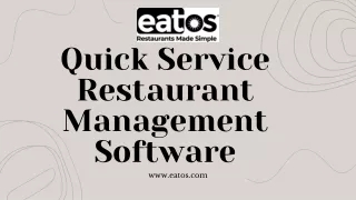 Quick Service Restaurant Management Software: Enhance Efficiency
