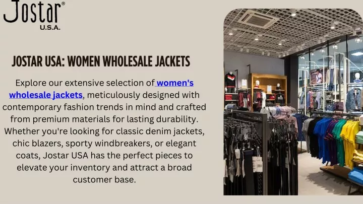 jostar usa women wholesale jackets