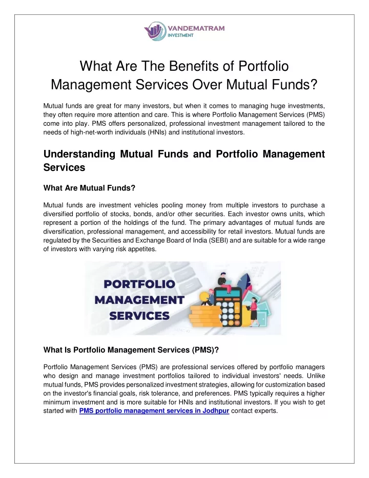 what are the benefits of portfolio management