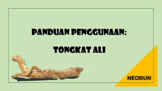 Panduan Penggunaan Koyok NEOBUN