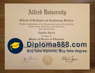 How to order fake Alfred University degree certificate?