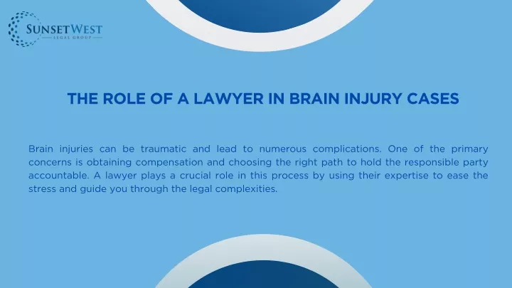 the role of a lawyer in brain injury cases
