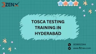 TOSCA TESTING TRAINING IN HYDERABAD