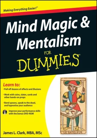 read pdf Mind Magic and Mentalism For Dummies