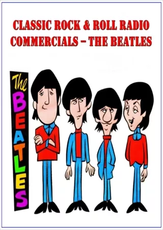 read❤ Classic Rock & Roll Radio Commercials - The Beatles