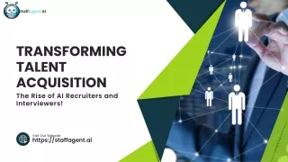Advanced AI for Modern Recruitment - StaffAgent.AI