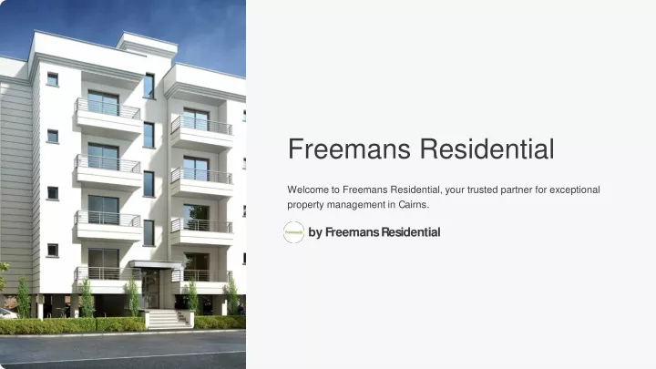 freemans residential