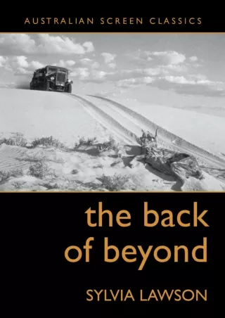 ✔pdf⚡  Back of Beyond (Australian Screen Classics Series)