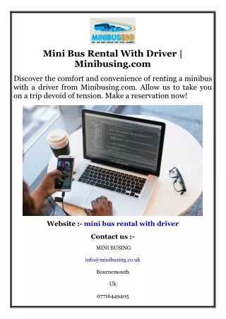 mini bus rental with driver minibusing com