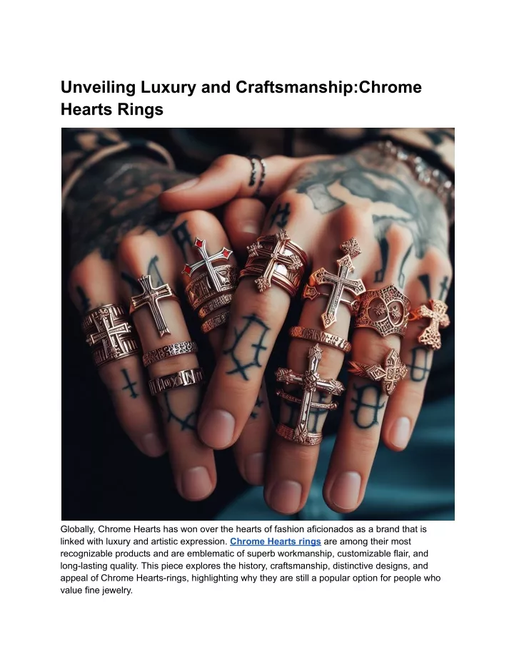 unveiling luxury and craftsmanship chrome hearts