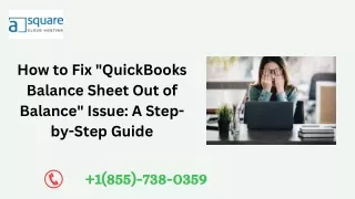 How to Fix QuickBooks Balance Sheet Out of Balance Issue A Step-by-Step Guide