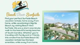 vacation rentals surfside beach sc