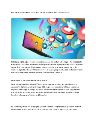 unlocking the full potential of your online
