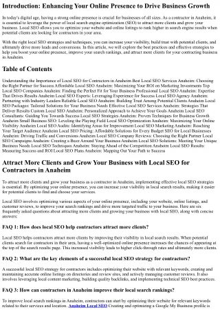introduction enhancing your online presence