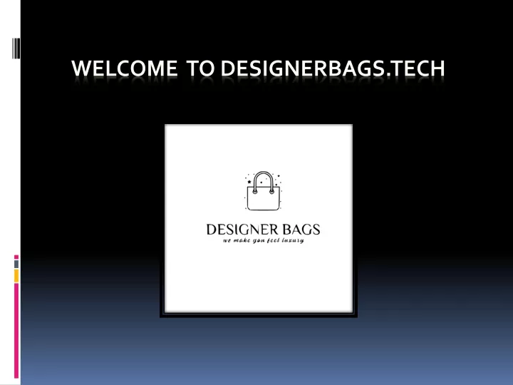 welcome to designerbags tech