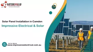 Solar Panel Installation Camden