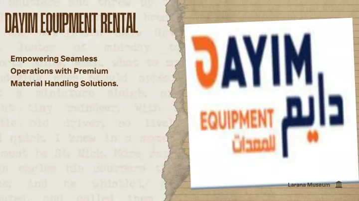 dayim equipment rental