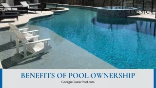 benefits of pool ownership