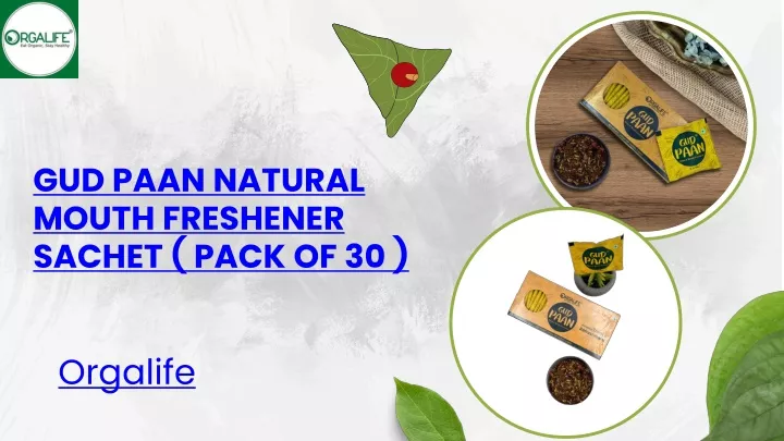 gud paan natural mouth freshener sachet pack of 30