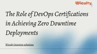 the role of devops certifications in achieving